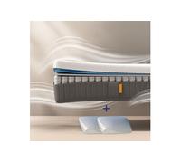 Pack Matelas Original Lite+ 140x190 + 2 Oreillers Emma Original Confort Elite 70x40 | Ressorts + Mémoire de Forme