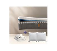 EMMA | Pack Matelas Emma Original Lite 160x200 + 2 Oreillers Emma Original Confort + Couette Printemps & Automne