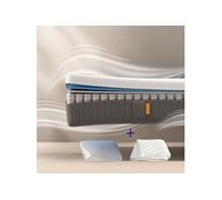 EMMA Pack Matelas Emma Original Lite+ 90x200 + Oreiller Emma Original Confort Elite + Couette Été Emma Ressorts + Mémoire de Forme Housse Plus