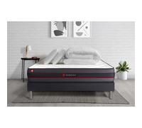 Pack matelas REGEN 140x200 + sommier noir + Couette + 2 oreillers