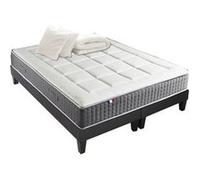 Pack Matelas Ressort 7 zones + Sommier + couette + oreillers Fabriqué en France MAX 160 x 200 G