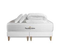 Pack matelas ressorts ensaches + memoire de forme maxi epaisseur Windsor 180x200cm + double sommier 90x200 cm