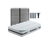 Pack Matelas + Titanium 22 160x200cm + Pieds - SEYCHELLES -