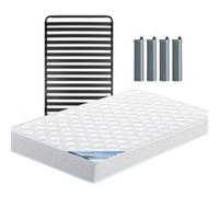 Pack Matelas + Titanium 22 90x190cm + Pieds - IBIZA -