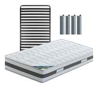 Pack Matelas + Titanium 22 90x190cm + Pieds - SEYCHELLES - ALTOBUY G