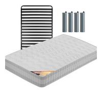 Pack Matelas + Titanium 22 90x190cm + Pieds - TAHITI -