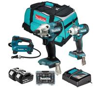 Pack Mecanicien DTW300 + DMP180 + DTD156Z (2x5.0Ah) en sac - MAKITA