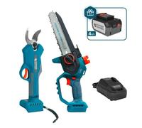 Pack mini tronçonneuse 20V + sécateur 20V - KS MCS-CSP-SET KONNER & SOHNEN