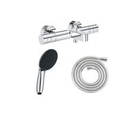 Pack mitigeur bain douche thermostatique Precision Get + Douchette GROHE Vitalio Start 100 + Flexible 2000