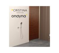 Pack mitigeur douche encastre tige 6 cm pmr chrome - CRISTINA ONDYNA XTV63751