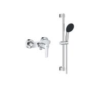 Pack mitigeur douche mécanique Start 2021 + ensemble de douche 2 jets GROHE Vitalio Start avec barre chromé