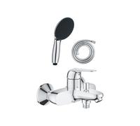 Pack mitigeur mécanique bain douche Swift + Douchette 2 jets Vitalio Start 110 + Flexible