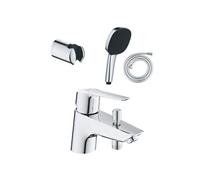 Pack mitigeur mécanique Quickfix Start 2021 + Douchette 2 jets GROHE Vitalio Comfort 110 + Flexible1750 mm et support