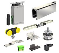 Pack motorisation SLID'UP M200 pour 2 portes coulissantes en bois - radio