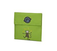 Pack n' Snack Sac à sandwich réutilisable avec fermeture magnétique pour panini, collations, pain, 18 x 18 x 0,5 cm, citron vert