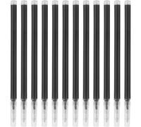 Pack Of 12 Blue Erasable Refills 0.5 Mm For Pilot Fixion Pens Thermal Sensitive Ink 400m Smooth Writing For Daily And Professional Writing (Black, 0.5mm)