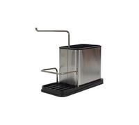 Pack Organisateur d'Evier en Inox 3-en-1 Porte-Eponge + Brosse - KITCHEN -