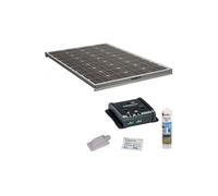 Pack Panneau solaire 140W + Kit de pose Solaire avec Régulateur 160W 10A