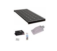 PACK Panneau Solaire Black Booster 220W + Kit de pose solaire avec Régulateur de Charge MPPT 320W 20A Bluetooth