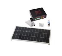 PACK ANTARION Panneau solaire Monocristallin 120W + Régulateur MPPT 10A + Kit de pose Camping-car