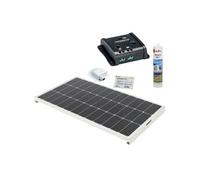 PACK ANTARION Panneau solaire Monocristallin 160W + Régulateur PWM 10A + Kit de pose Camping-car