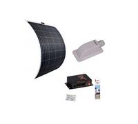 PACK ANTARION Panneau Solaire Souple 135W + Régulateur de charge Bluetooth + passe-toit + Dekasyl MS1 Camping-Car G
