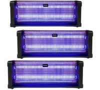 pack perel 3x destructeurs d'insectes electrique 40w antimoustique 230v 150m2 G