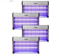 pack perel 4x destructeurs d'insectes electrique 30w antimoustique 230v 100m2 G