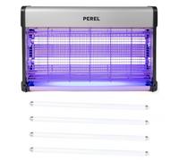 Pack PEREL Destructeurs d'insectes Electrique 30W Anti-Moustique + 4 tubes