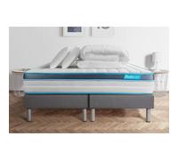 Pack PERFORM 160x200 Mousse a memoire de forme ProfiZone 5 zones Ultra epaisseur + Couette + 2 oreillers