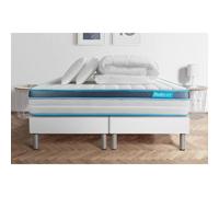 Pack PERFORM 160x200 Mousse a memoire de forme ProfiZone 5 zones Ultra epaisseur + Couette + 2 oreillers