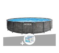 Intex Pools Kit piscine tubulaire Baltik ronde 4,57 x 1,22 m + 6 cartouches de filtration