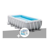 Intex Kit piscine tubulaire Prism Frame rectangulaire 4,00x2,00x1,00 m - 6 cartouches de filtration