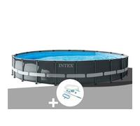 Pack piscine tubulaire Ultra XTR Frame ronde 6,10 x 1,22 m + Kit d'entretien