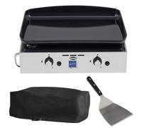 Pack Plancha à gaz ENO Initial 50 Inox + Housse + Spatule