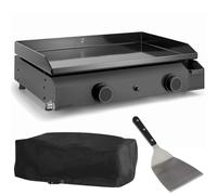 Pack Plancha à gaz Forge Adour BASE 60 Acier peint + Housse + Spatule