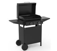 Pack Plancha à gaz Forge Adour ORIGIN 60 Acier noir peint + Chariot + Couvercle