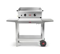 Pack Plancha à gaz inox Krampouz Samba + chariot