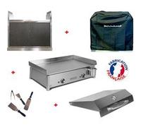 Pack plancha électrique ANTHEA E650 + Meuble complet inox G