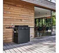 Pack Plancha électrique Forge Adour MODERN 60 Acier Noir + Chariot