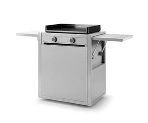 Pack Plancha électrique Forge Adour MODERN 60 Inox + Chariot
