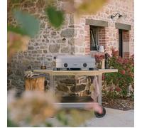 Pack Plancha électrique Krampouz Saveur Double + Chariot