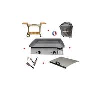 Pack plancha lux600 inox chariot elysee