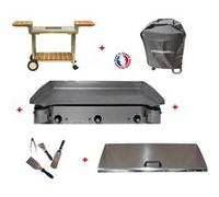 Pack plancha lux830 inox chariot elysee