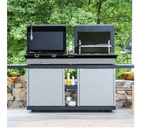 Pack Plancha Gaz Combi + Gril 60 + Table roulante Forge Adour