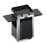 Pack Plancha Gaz ENO Fusion 60 Inox / Noir + Chariot