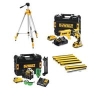 Pack plaquiste DEWALT DCF620D2K-QW + DCE089D1G-QW + DE0733-XJ - PACKPLAQUISTE