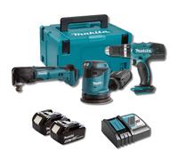 Pack Plaquiste DHP453 + DTM51 + DBO180 (2x5.0Ah) en MAKPAC - MAKITA