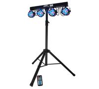 Pack Portique - PUR LIGHT - PACK-EOS - 4 projecteurs DMX - Portique 1,70 m - Télécommande