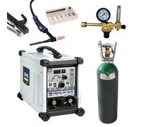 PACK : Poste à souder GYS PROTIG 201 AC DCHF -torche SR26DB 4m + Détendeur + Gaz